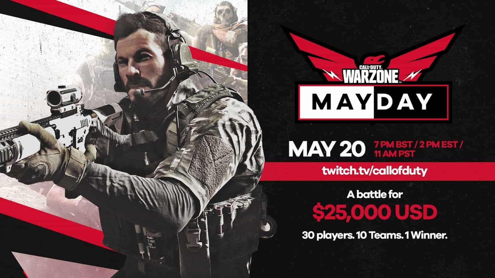 CoD: How to Watch London Royal Ravens’ $25K MayDay Warzone Tournament