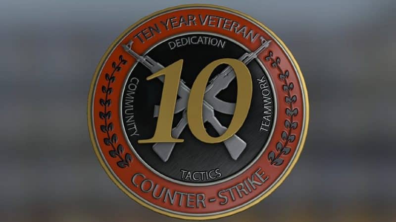 10 year anniversary coin
