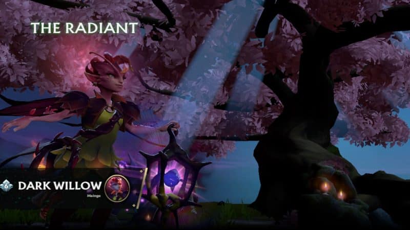 Dota 2 - Dark Willow destroys enemies to win the Dead Reckoning