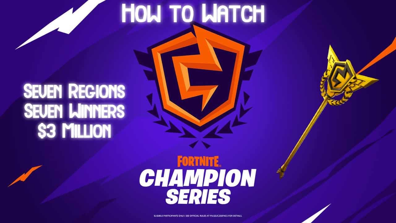 Fortnite: How To Watch FNCS Season 6 Finals