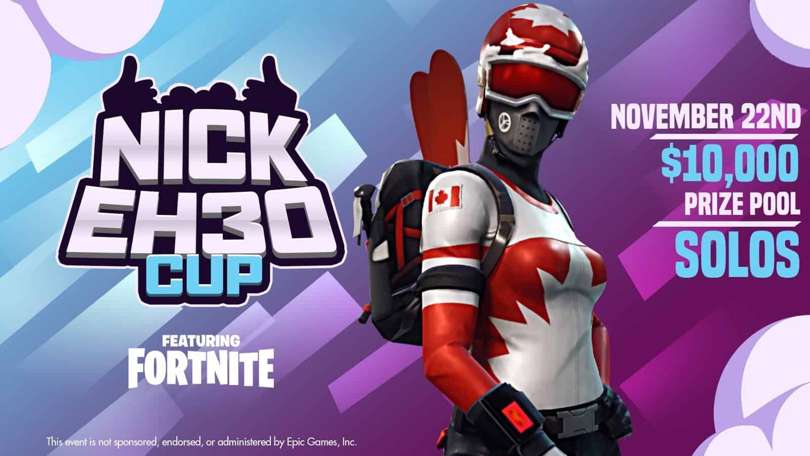 Fortnite: $10,000 Nick Eh 30 Cup Format, Scoring System, Dates, Prize Pool & More!