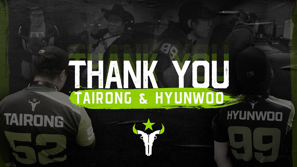 Overwatch: Houston Outlaws part ways with TaiRong and HyunWoo