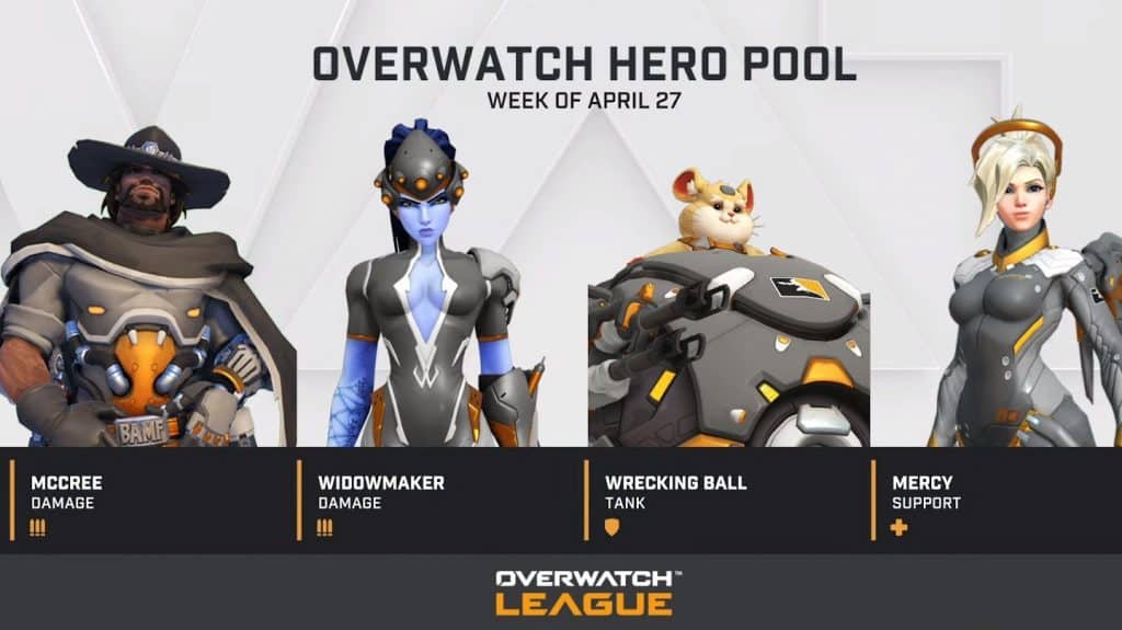 Overwatch Hero Pool Week of April 27
