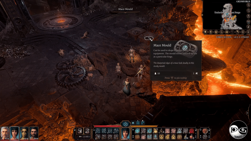 Baldur's Gate 3 Moulds Adamantine Forge Guide Credit: Dark Goes Gamer's