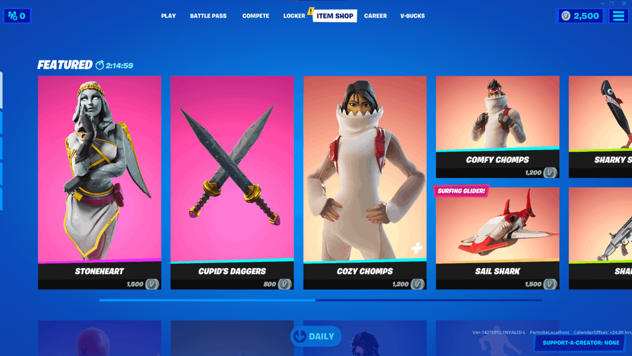 Fortnite: New Item Shop Now Live In-Game