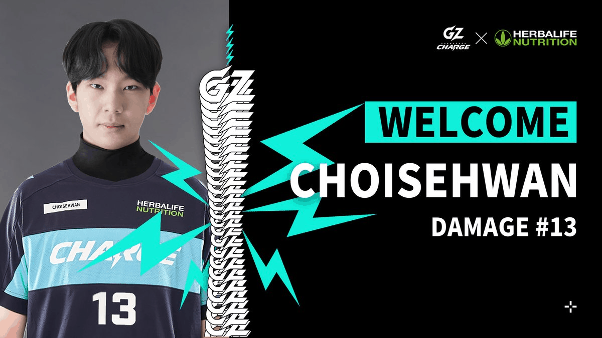 Overwatch League: Guangzhou Charge Signs ChoiSehwan